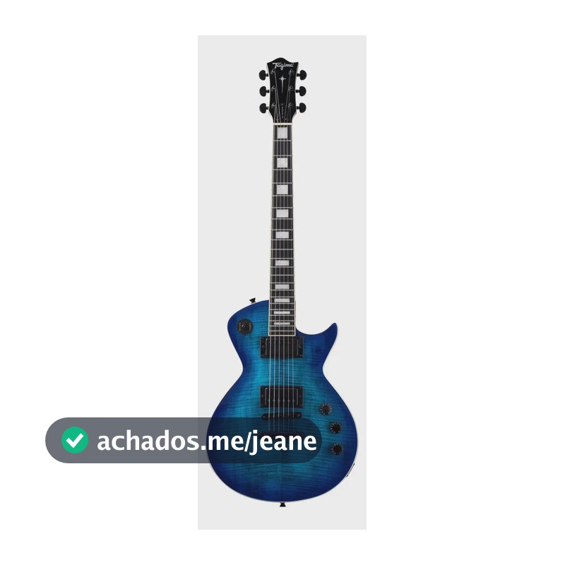 Guitarra Tagima Les Paul Almach Transparent Blue Humbucker