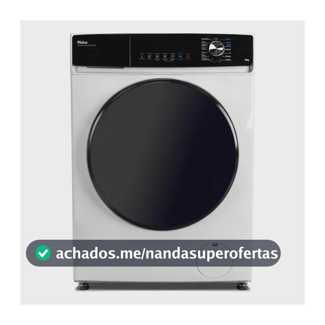 Lava E Seca Philco Smart Invertplus Lavagem 10kg Branco