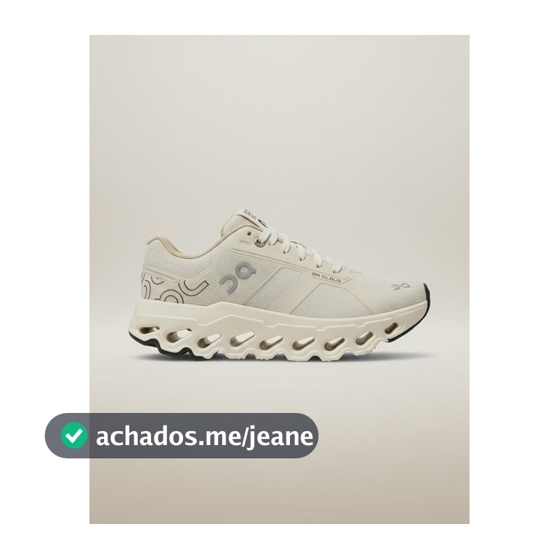 Tênis On Running Cloud Unissex Confortável Caminhada Corrida Bege Refle 38 Br