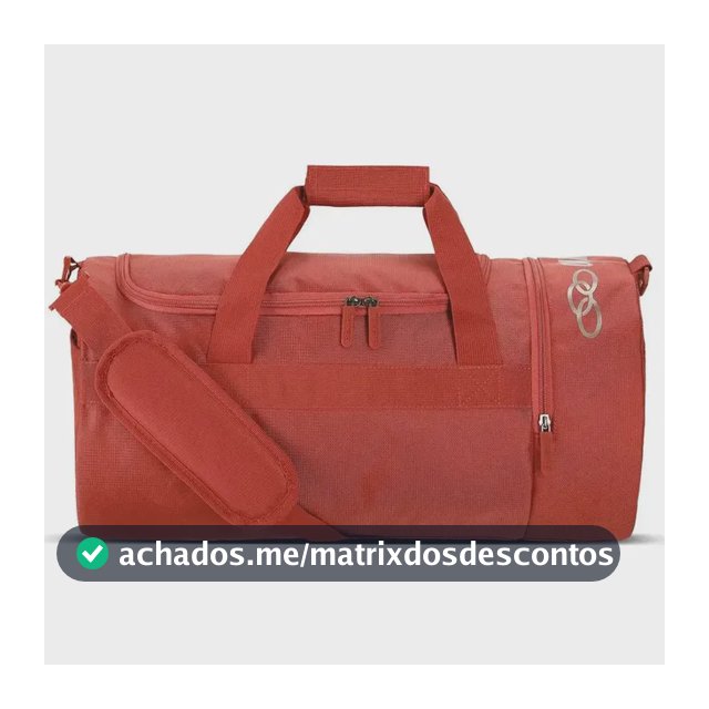 Bolsa Olympikus Gym Bag Vermelha com Compartimento para Tênis