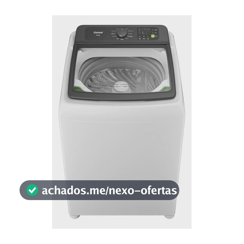 Máquina de Lavar Consul 16Kg cor branco com Modo Eco CWN16AB
