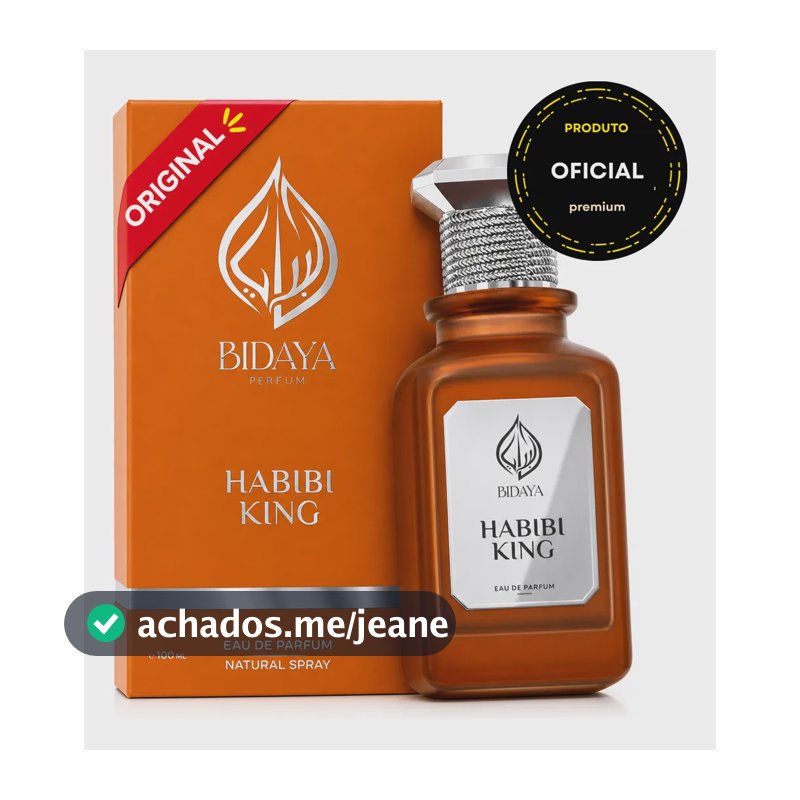 Perfume Árabe Habibi King Bidaya 100ml Eau De Parfum Unisex Original