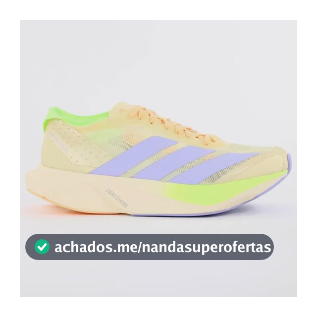 Tênis adidas Adizero Drive Rc Neon Corrida Treino Amarelo Amarelo 39 Br
