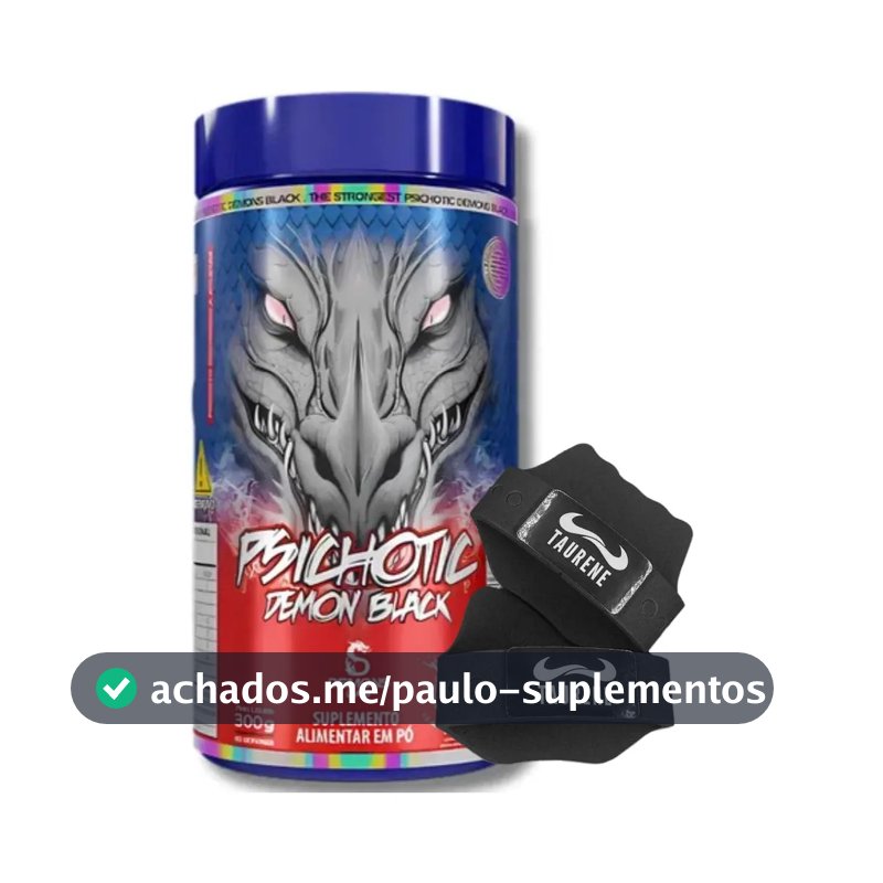 Pre Treino Cafeína Demon Fruit Punch 300g Sem Sabor Demons Lab