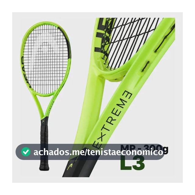 Raquete De Tenis Head Extreme Mp 2026 - 300g - L3 + Brinde Verde-limão L3
