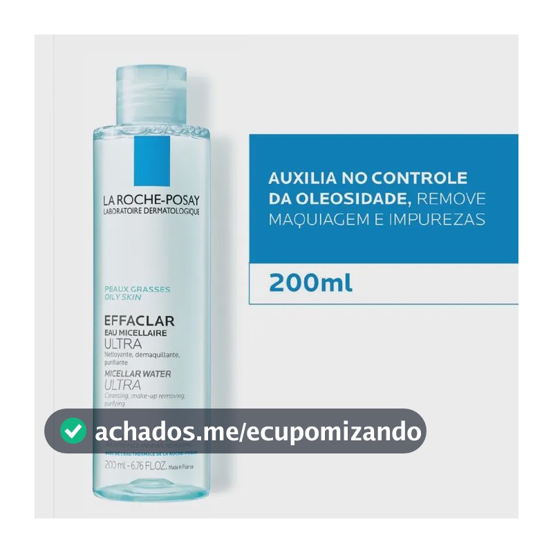 La Roche-posay Effaclar Solução Ultra - Água Micelar 200ml