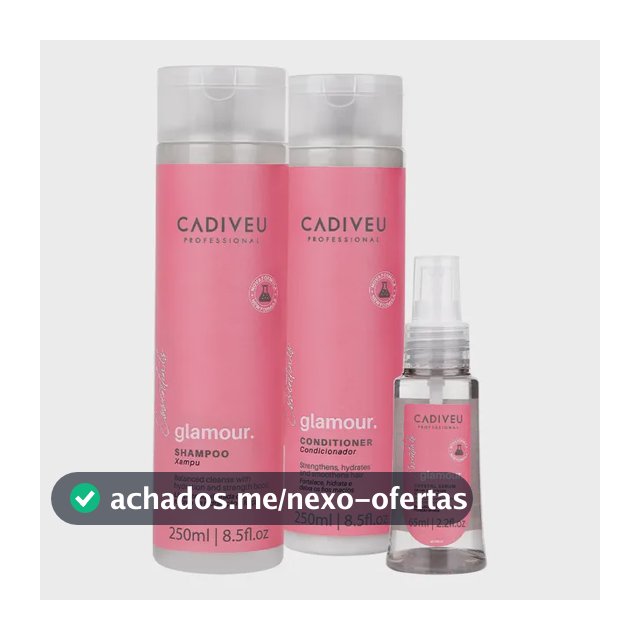Cadiveu Professional Kit Glamour (3 Produtos)