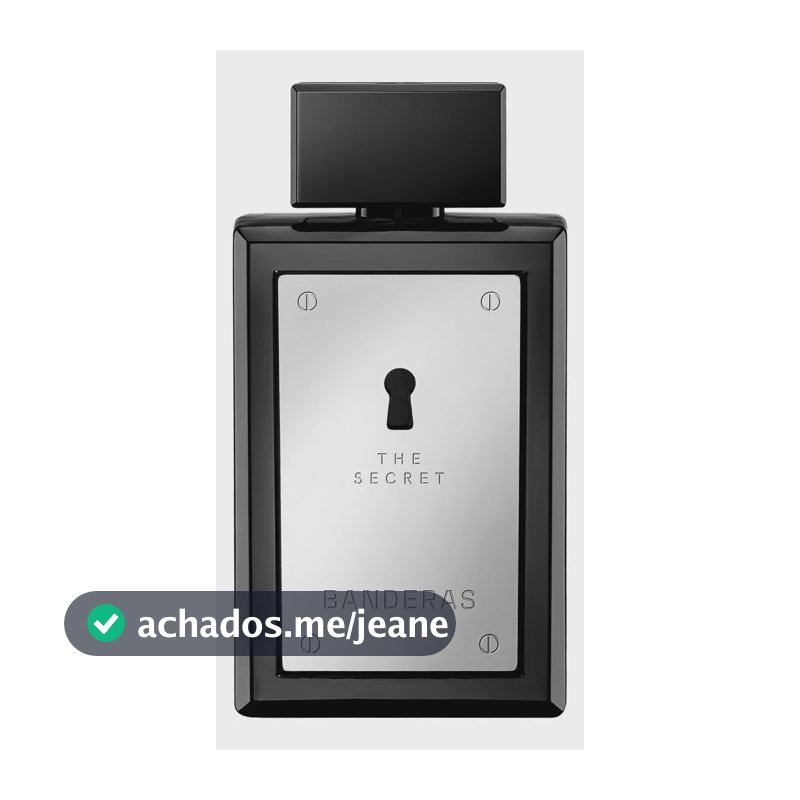 Perfume Banderas The Secret Eau De Toilette 100 Ml - Oriental Especiado Fresco - Perfume importado masculino de Banderas, expressa masculinidade e sensualidade.
