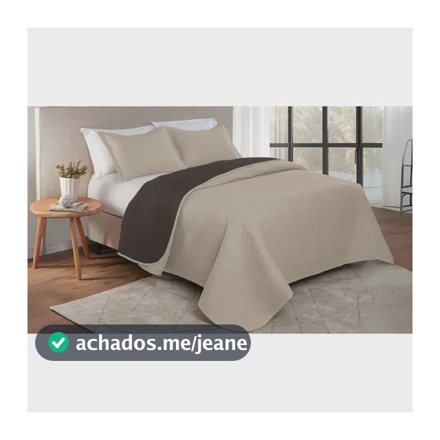 Colcha Dupla Face Duo Color Cobre Leito Casal 3 Pçs Matelado