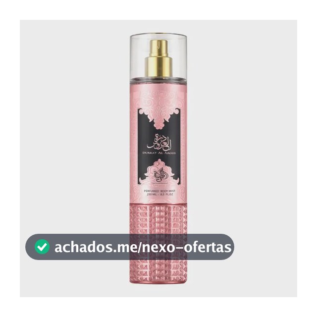 Al Wataniah Durrat Al Aroos - Body Splash 250ml