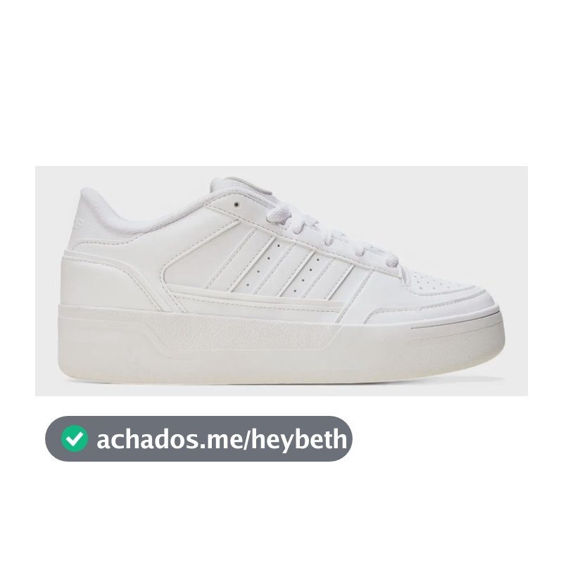 Tênis Casual Feminino Turnaround adidas Cloud White/cloud White/cloud White Liso 36 Br