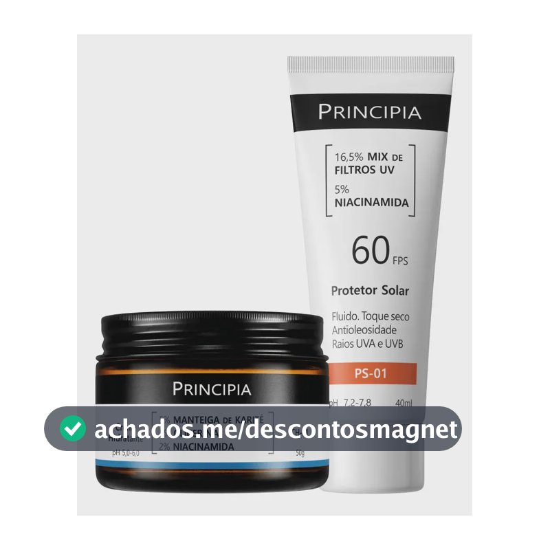 Principia Kit Hidratação E Proteção Facial Ch-o1 + Ps-01 Todo Tipo De Pele Dia/noite