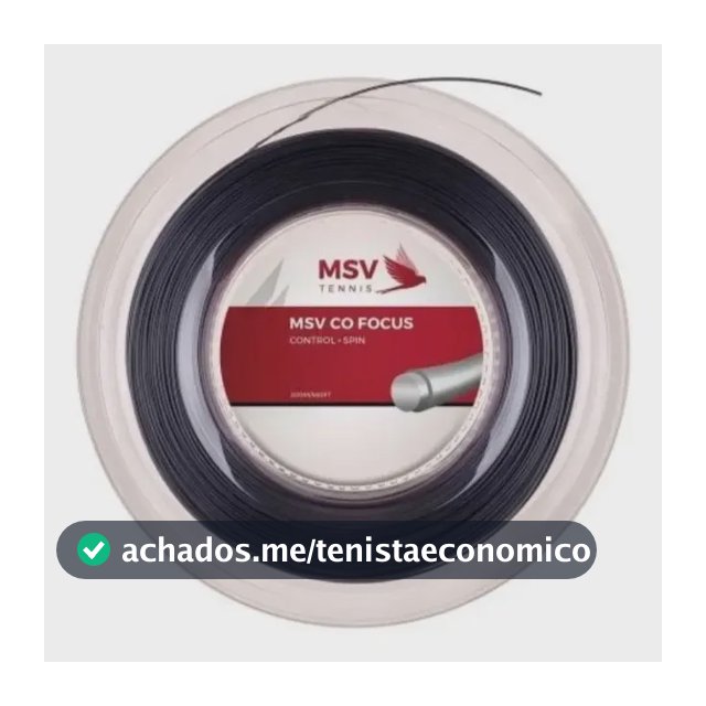 Cordas Msv Co Focus - 200 Metros (1,23 Mm - 1,27 Mm)