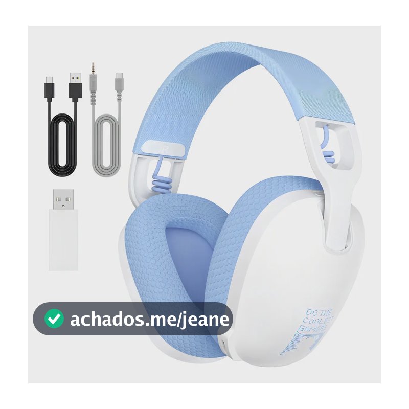 Headset Gamer Onikuma B2 Fone Tipo G435 Bt-5.3 Ps5 Ps4 Pc Cor Branco