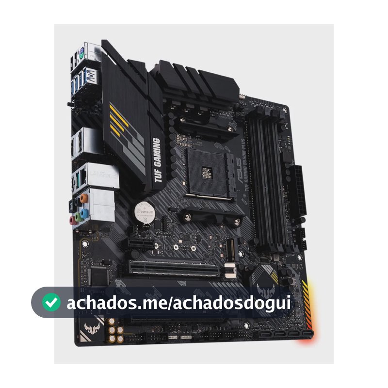 Placa Mãe Asus Tuf B550m-plus, Ddr4, Am4, Matx, B550