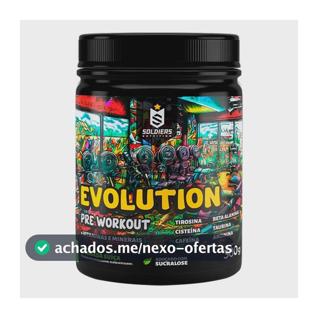 Suplemento Soldiers Nutrition Evolution en pó sabor limonada suíça x 300g