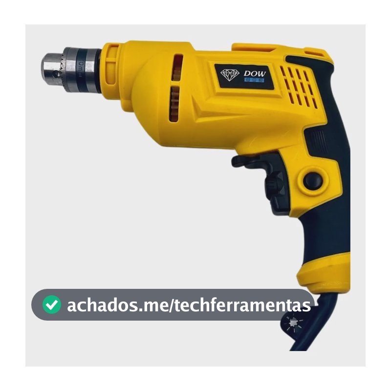 Furadeira E Parafusadeira  850w Mandril Chave 10 Mm 220v Amarelo 220v