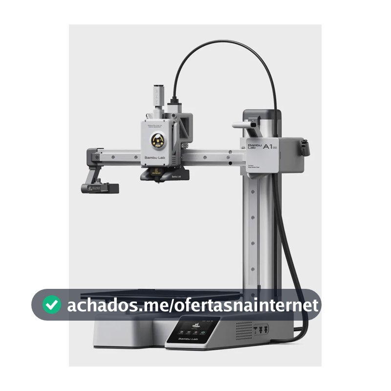 Impressora 3d Bambu Lab A1 Mini Original Sem Ams Bivolt 127/220v Branco
