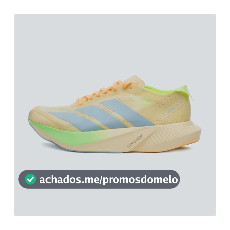 Tênis Masculino Adizero Drive Rc adidas Amarelo Liso 40 Br