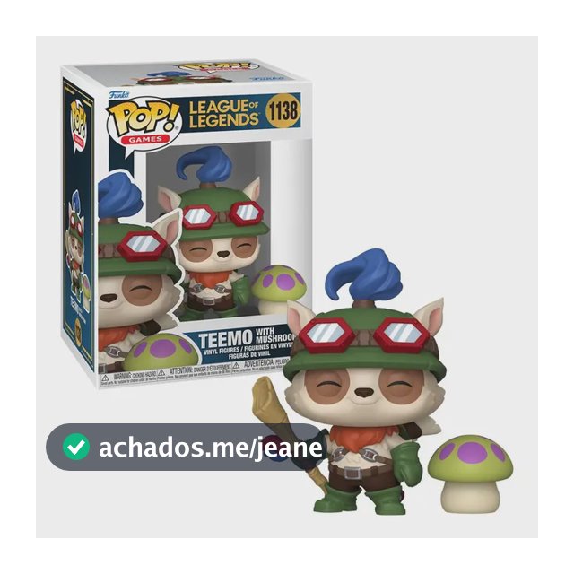 Funko Pop! Games League Of Legends Teemo With Mushroom 1138