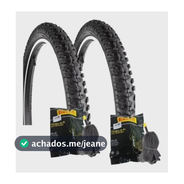 Par Pneu Cravudo Excess Ex Levorin 26x1.95 + Camaras Pirelli Cor Preto