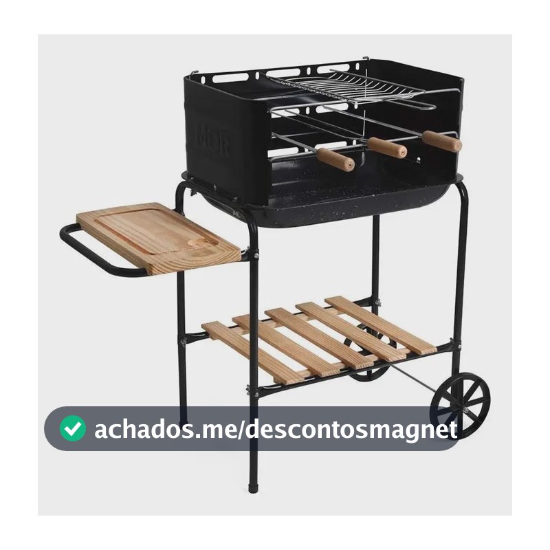 Churrasqueira a Carvão Mor Califórnia Esmaltada 49,5 cm