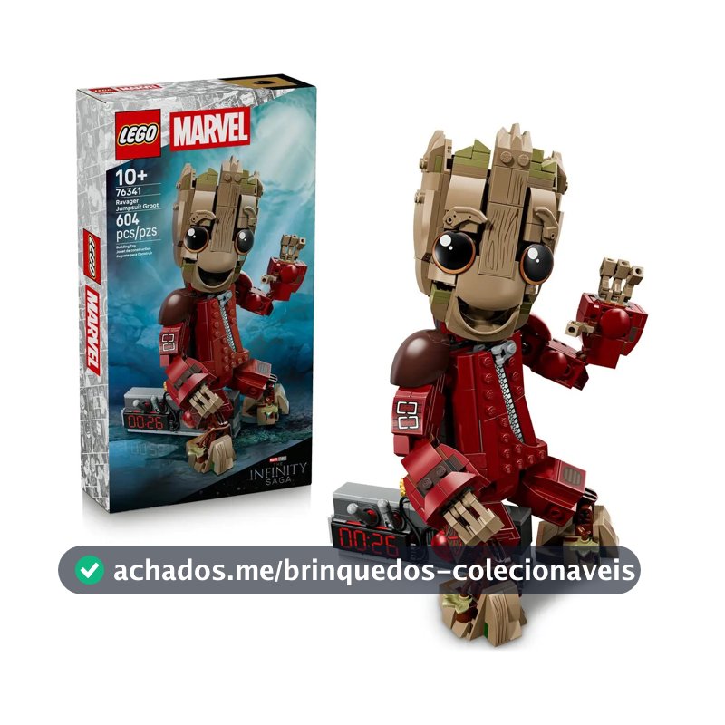 Lego Marvel Groot com Macacão dos Ravager #76341