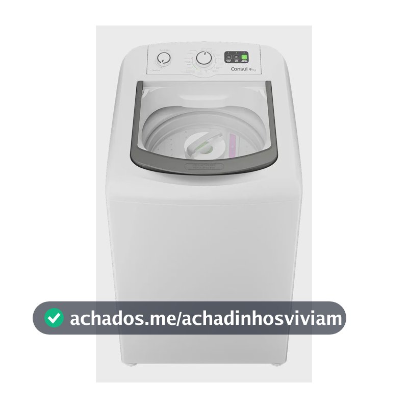 Máquina De Lavar Consul 9kg Branca Com Dosagem - C Branco