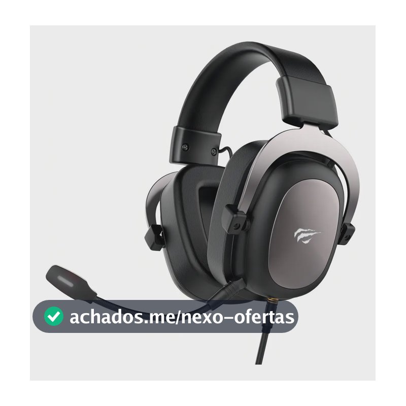 Fone De Ouvido Headset Gamer Havit H2002d P3 Para PS3/PS4/PS5/XBOX/PC Cor Preto