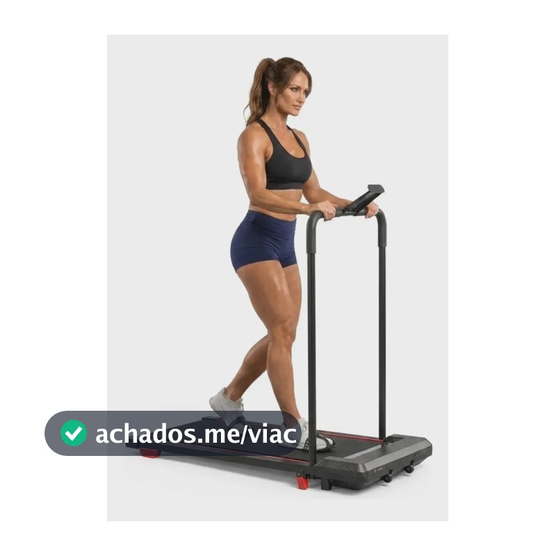 Esteira Ergométrica Elétrica Dobrável Residencial Cardio Preto 127/220v