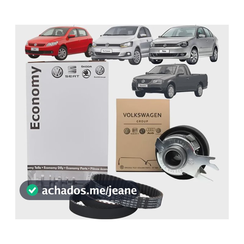 Kit Correia Dentada Original Gol Fox Polo Saveiro 1.0 1.6 8v