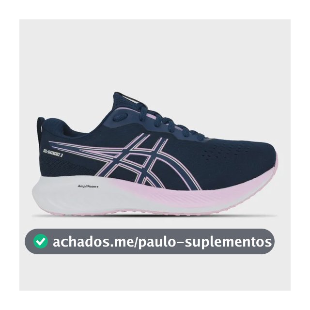 Tênis Casual Feminino Gel-shinobi 3 Asics Azul Liso 37 Br