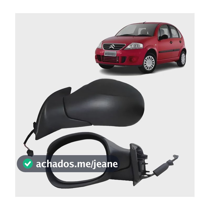 Retrovisor Citroen C3 2009 2010 2011 2012 L/esq Elétrico