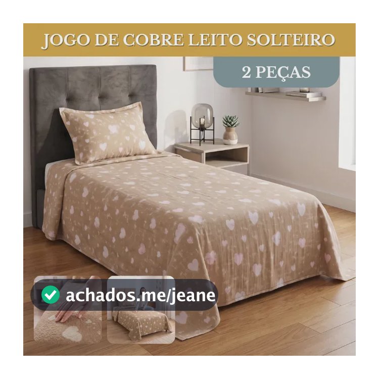 Cobre Leito Piquet Solteiro 2 Pecas 400 Fios Reversivel Com Porta Travesseiro Excelente Caimento E Premium