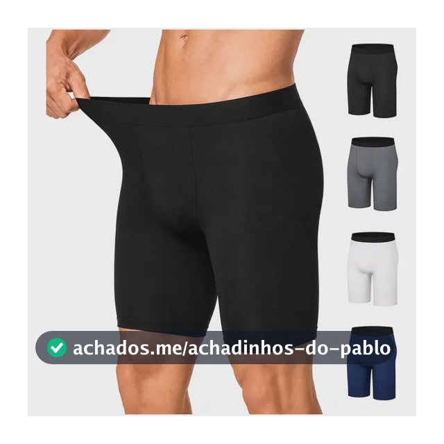Bermuda Masculina Compressão Elastano Short Corrida Térmica