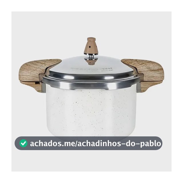 Panela De Pressão Brinox Indução 5,4l 22cm Vanilla Vanilla