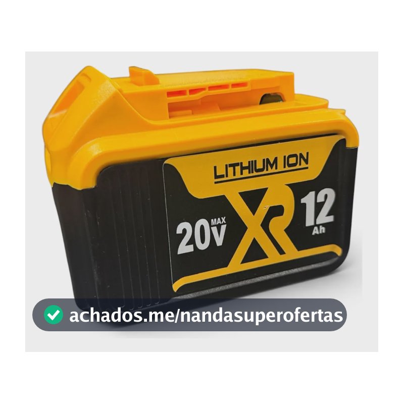 Bateria Para Dewalt 20v 12ah Compativel Com Parafusadeiras