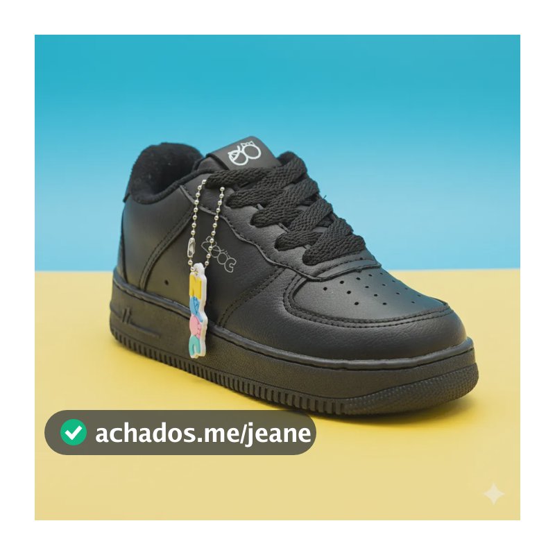 Tenis Preto Tênis Casual 41