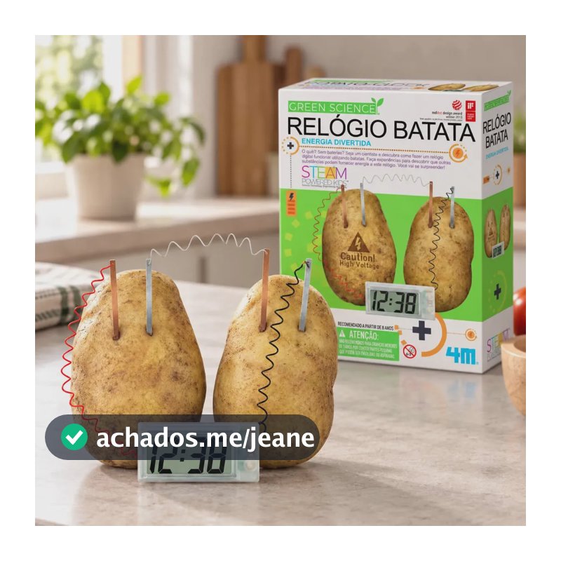 Relógio Batata - Brinquedo Científico