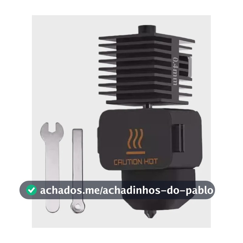Nozzle Bico Hotend Aço Impressora Endurecido 0,4mm A1 / A1