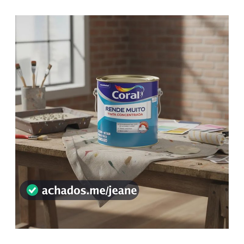 Tinta Para Exterior Rende Muito Acrílica 3,2l - Cores Acabamento Mate Cor Marfim