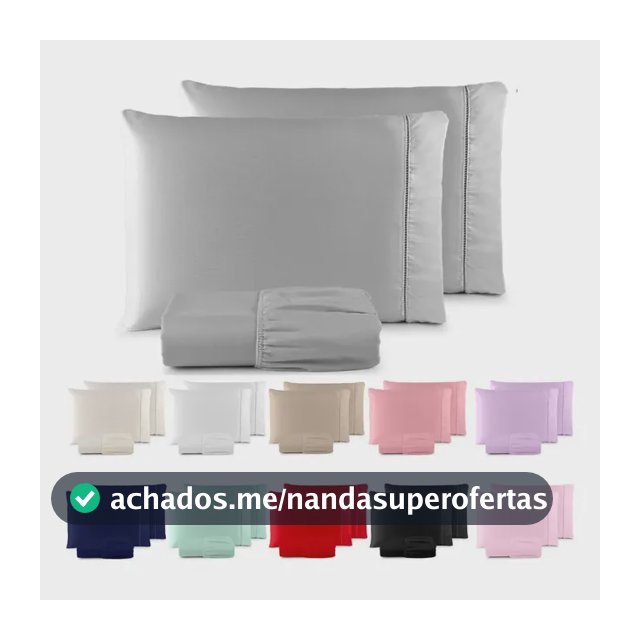 Jogo De Lençol Casal Padrão 3 Pçs 400 Fios C/ Elástico Hotel Cinza