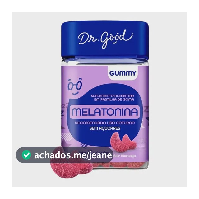Dr Good Melatonina Fini Melatonina Em Gomas Morango