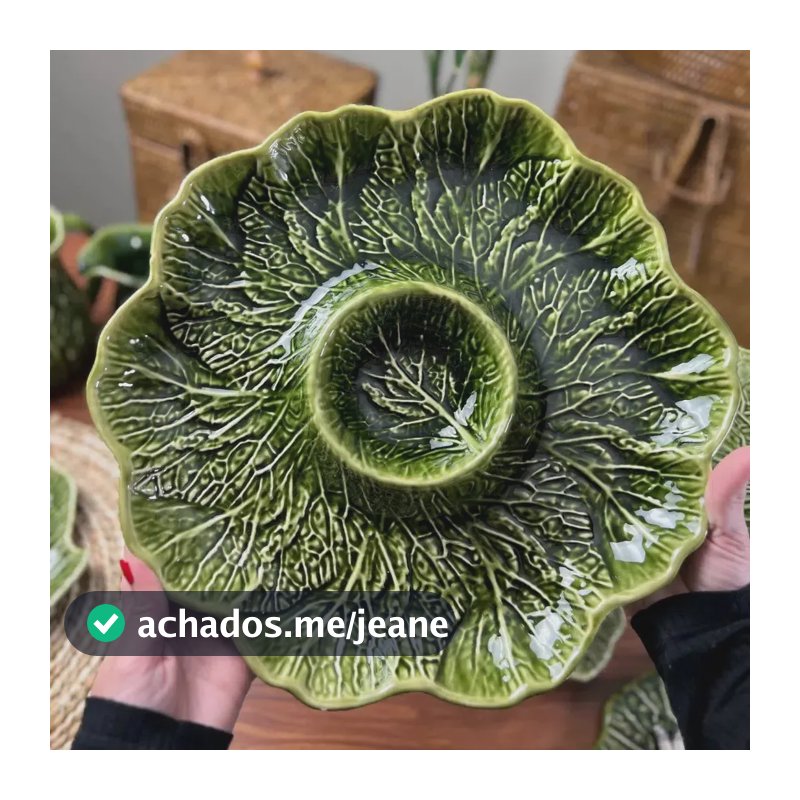 Petisqueira Couve Verde Cobre Scalla 35cm