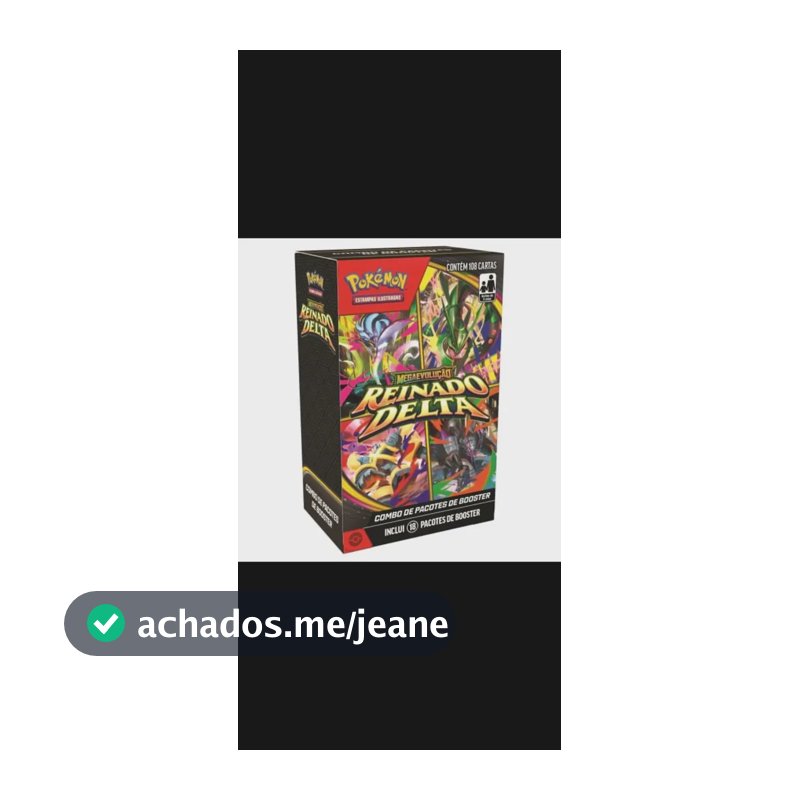 Mini Booster Box Pokémon Reinado Delta 18 Boosters Português Português