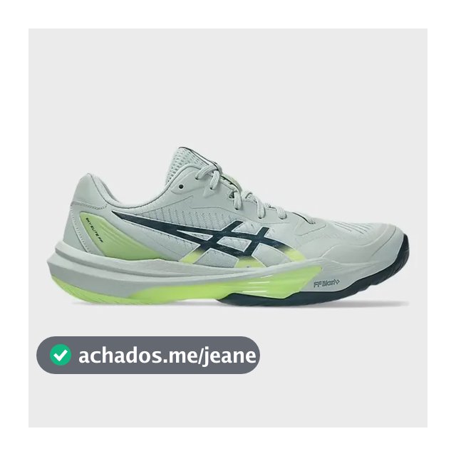Tênis Asics Sky Elite Ff 3 Masculino Vôlei Original Verde Claro/verde Limão Lisa 44 Br