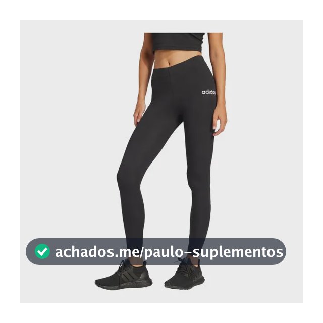 Legging Algodão Essentials Linear adidas