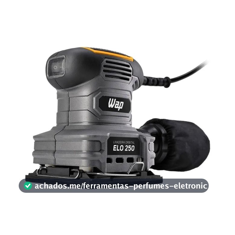 Lixadeira Orbital ELO 250 FW008918 Cinza, Amarelo e Preto Wap 127V