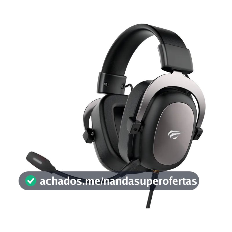 Fone De Ouvido Headset Gamer Havit H2002d P3 Para PS3/PS4/PS5/XBOX/PC Cor Preto