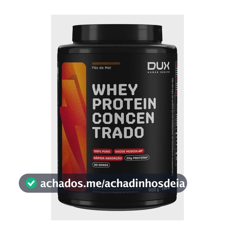 Whey Protein Concentrado Dux Company Pó 900g